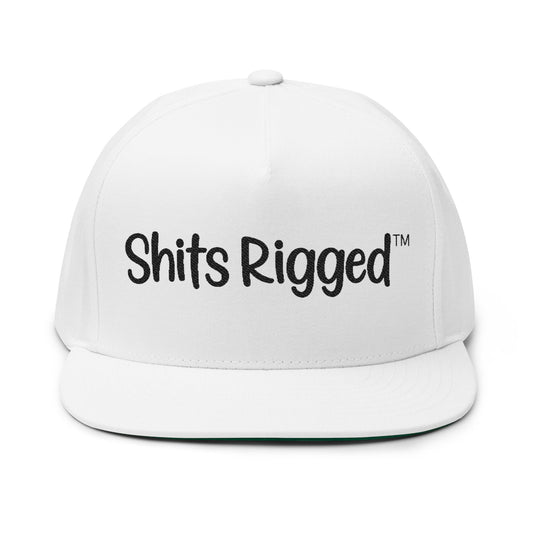 Shits Rigged Embroidered Snapback Hat