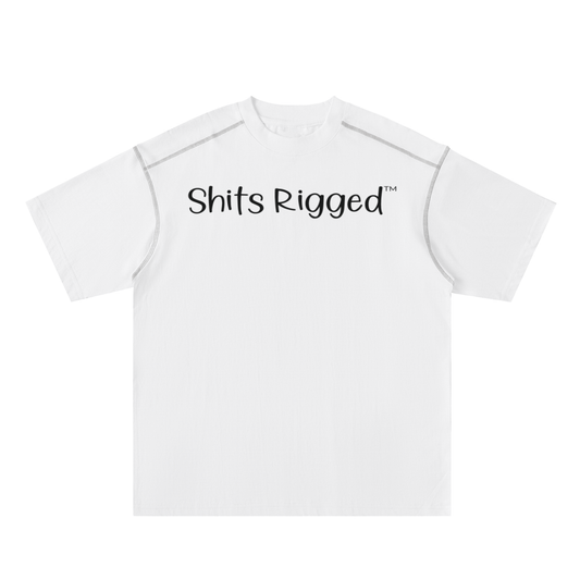 Shits Rigged Original Oversized Stitched Tee