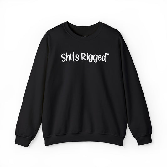 Shits Rigged Crewneck Sweatshirt- Streetwear Sports Humor