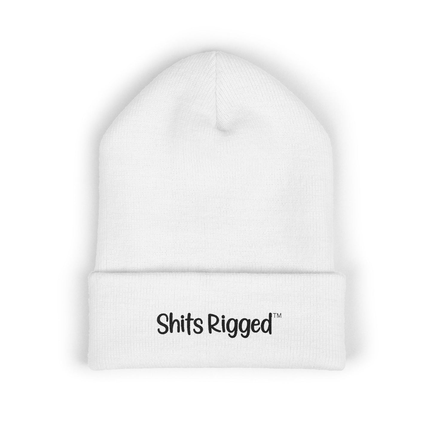 Shits Rigged Classic Cuffed Beanie- Streetwear Sports Humor